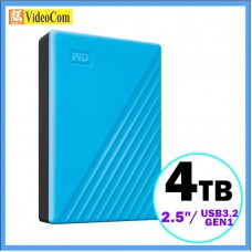 WD My Passport 4TB (藍色) WDBPKJ0040BBL - 2.5" USB3.2 GEN1 可攜式外置式硬碟  803WDBPKJ0040BBL-V02